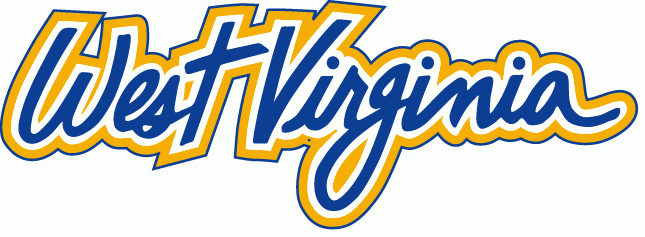 West Virginia Mountaineers 1980-2008 Wordmark Logo iron on paper